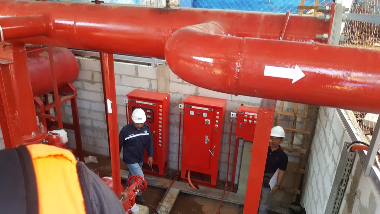 PLN UID Lampung hydrant system